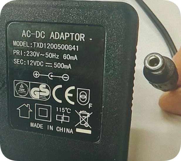 *Brand NEW*Stable 12V 500mA Reverse Polarity DC Power Cord Fit for TXD1200500G41 Transfo